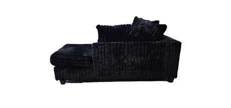 Gia Black Right Arm Facing (RAF) Sectional by New Era Innovations at Eve Furniture