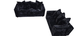 Gia Black Sofa & Loveseat by New Era Innovations at Eve Furniture