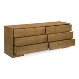 Gia Brown 6 Drawer Dresser by MOES at Eve Furniture