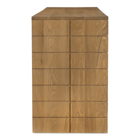 Gia Brown 6 Drawer Dresser by MOES at Eve Furniture