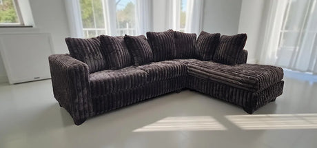 Gia Brown Right Arm Facing (RAF) Sectional by New Era Innovations at Eve Furniture