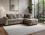 Gia Mocha Arm Facing (RAF) Sectional by New Era Innovations at Eve Furniture