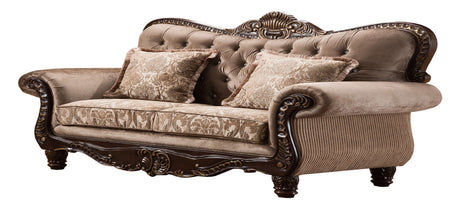 Giana Brown/Beige Living Room Set by Cosmos Furniture at Eve Furniture