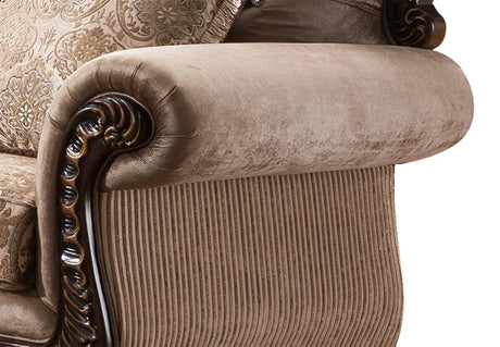 Giana Traditional Cherry Wood Finish Living Room Set by Cosmos Furniture at Eve Furniture