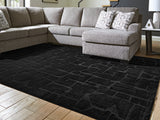 Gibbswell Black Washable Large Rug by Ashley at Eve Furniture