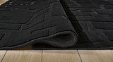 Gibbswell Black Washable Medium Rug by Ashley at Eve Furniture