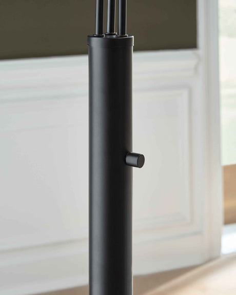Gibbswellner Black Arc Lamp by Ashley at Eve Furniture