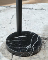 Gibbswellner Black Arc Lamp by Ashley at Eve Furniture
