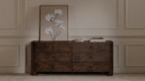 Gibson 6 Drawer Dresser Dark Brown by Moe's Home at Eve Furniture