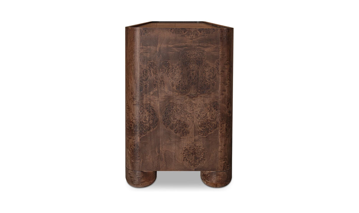 Gibson 6 Drawer Dresser Dark Brown by Moe's Home at Eve Furniture
