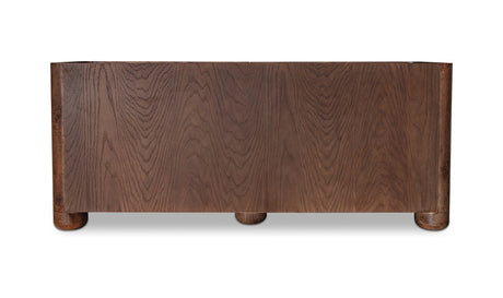 Gibson 6 Drawer Dresser Dark Brown by Moe's Home at Eve Furniture
