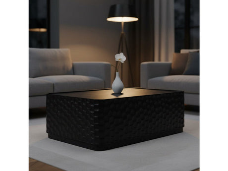 Gibson Black Cocktail Table by Crestview at Eve Furniture