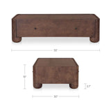 Gibson Burl Coffee Table by Moe's Home at Eve Furniture