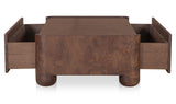 Gibson Coffee Table Burl by Moe's Home at Eve Furniture