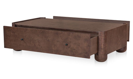 Gibson Coffee Table Burl by Moe's Home at Eve Furniture