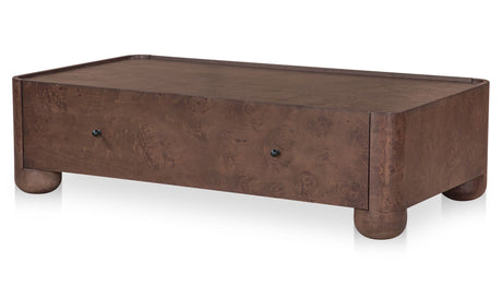 Gibson Coffee Table Burl by Moe's Home at Eve Furniture
