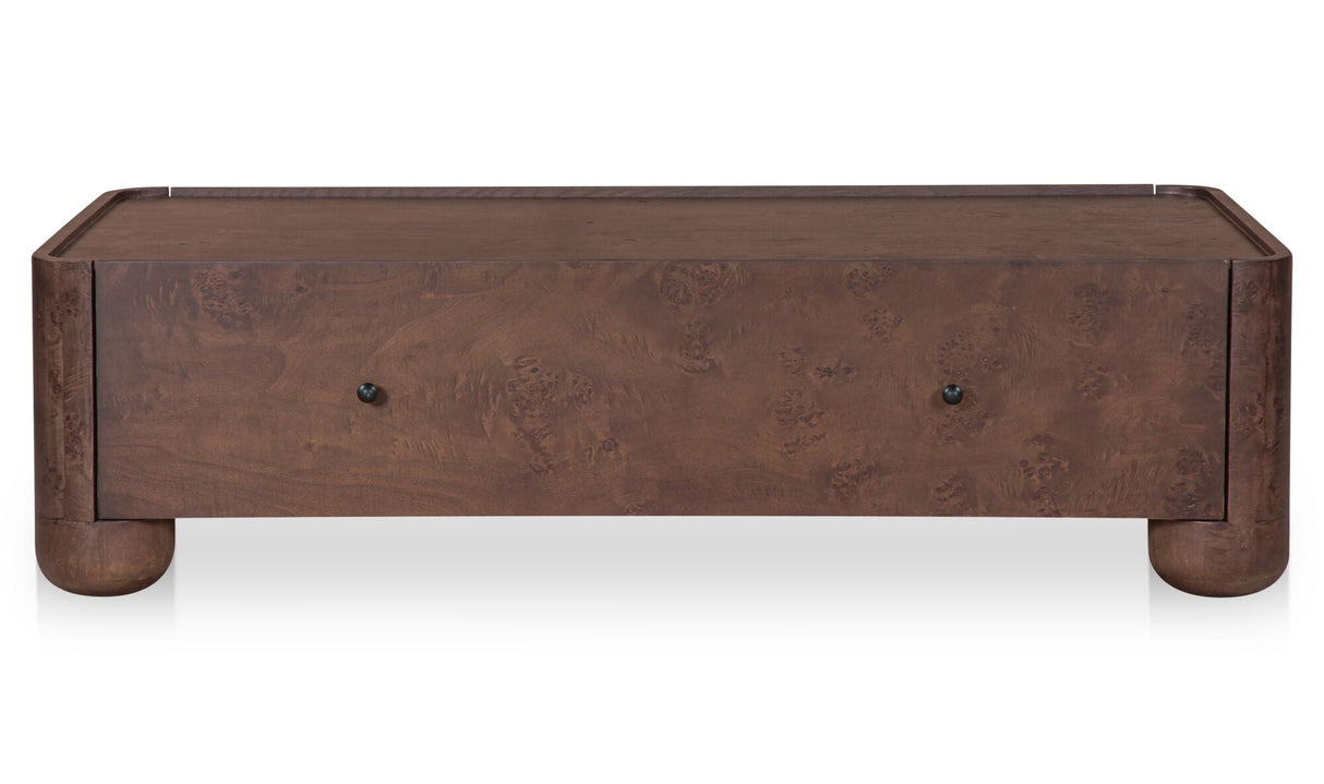 Gibson Coffee Table Burl by Moe's Home at Eve Furniture