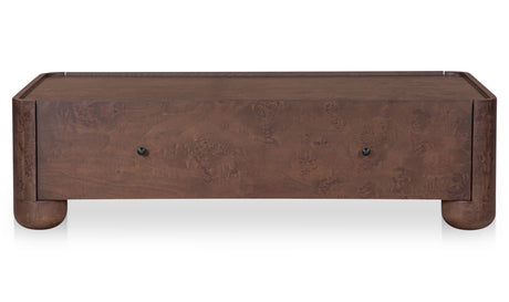 Gibson Coffee Table Burl by Moe's Home at Eve Furniture