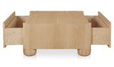 Gibson Coffee Table Natural by Moe's Home at Eve Furniture