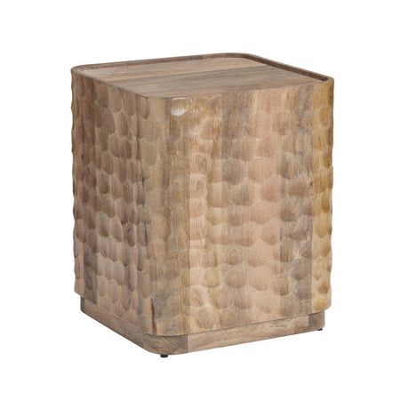 Gibson Natural Brown End Table by Crestview at Eve Furniture