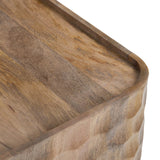 Gibson Natural Brown End Table by Crestview at Eve Furniture
