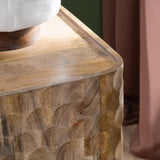 Gibson Natural Brown End Table by Crestview at Eve Furniture