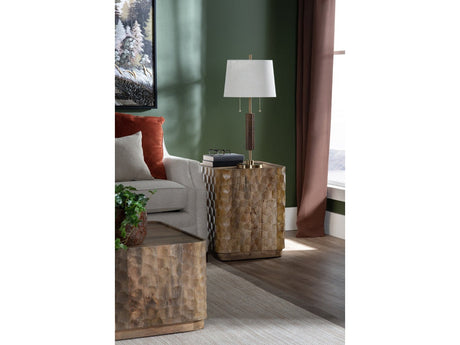 Gibson Natural Brown End Table by Crestview at Eve Furniture