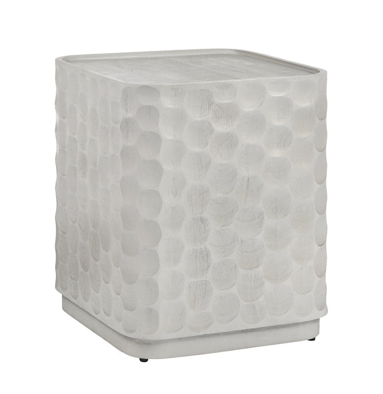 Gibson White End Table by Crestview at Eve Furniture