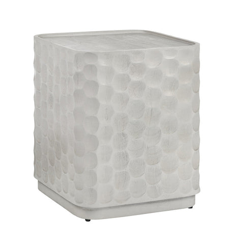 Gibson White End Table by Crestview at Eve Furniture