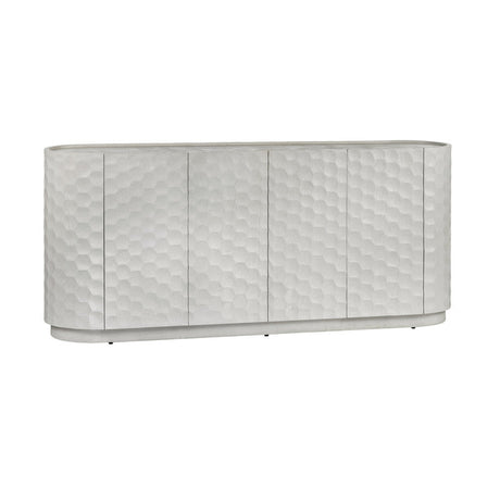 Gibson White Four-Door Sideboard by Crestview at Eve Furniture