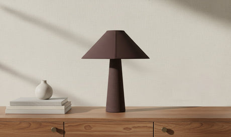 Gigi Table Lamp Dark Brown by Moe's Home at Eve Furniture