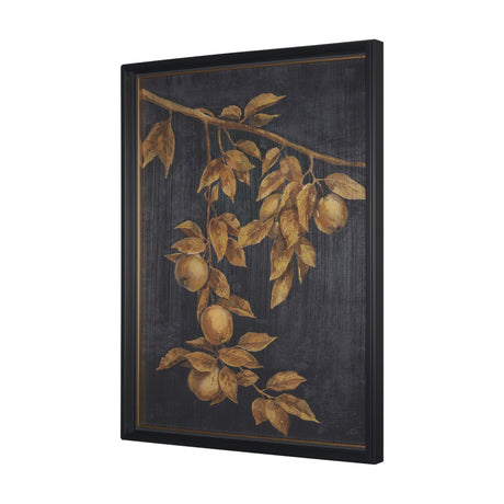 Gilded Bounty I by Mercana Studio a Hand Embellished Framed Art Print Matted under Glass by Mercana at Eve Furniture