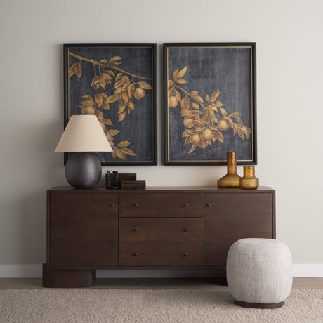 Gilded Bounty I by Mercana Studio a Hand Embellished Framed Art Print Matted under Glass by Mercana at Eve Furniture