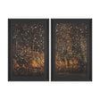 Gilded Flight by Chad Mackay Textured Framed Photo Print Matted under Glass (Set of 2) by Mercana at Eve Furniture