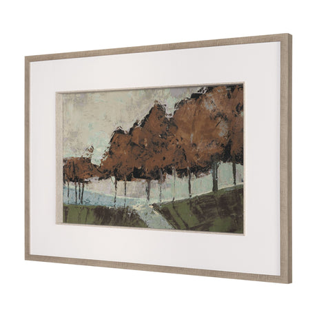 Gilded Grove by Mercana Studio Textured Framed Artwork Matted under Glass by Mercana at Eve Furniture