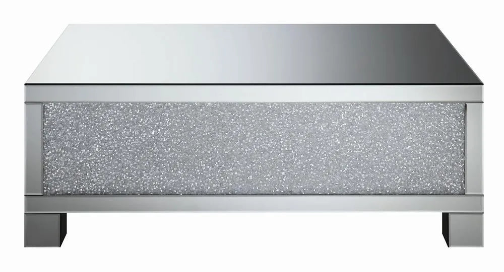 Gillian Clear Mirror Rectangular Coffee Table by Coaster at Eve Furniture
