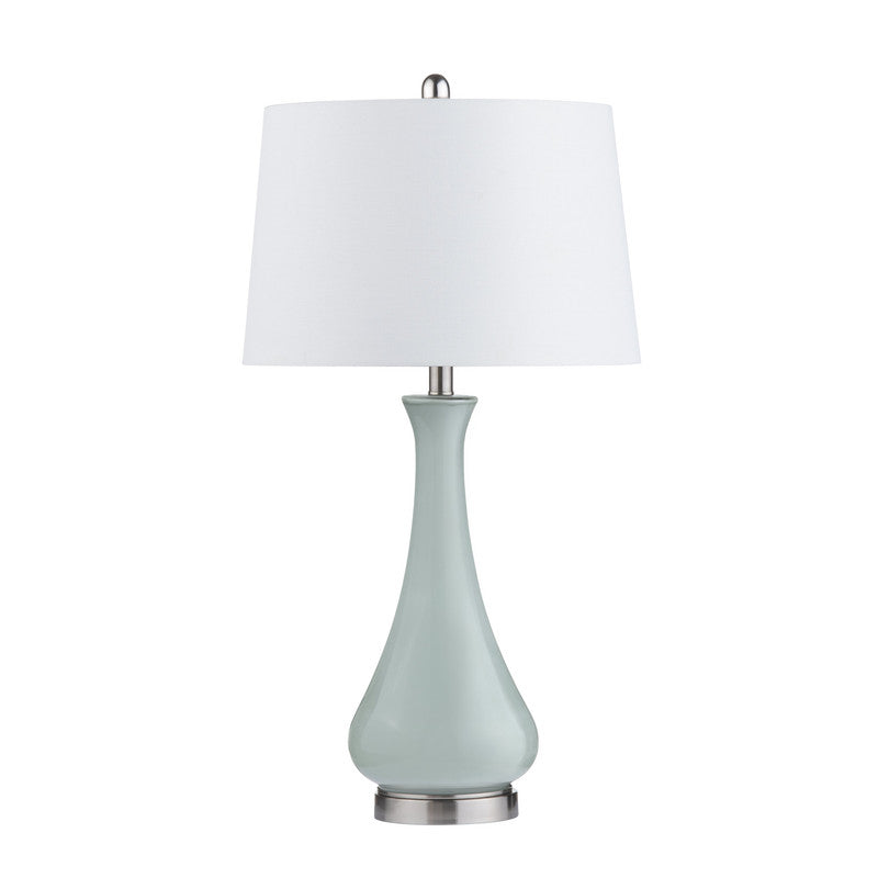 Gillian Green Table Lamp (Set of 2) by Crestview at Eve Furniture