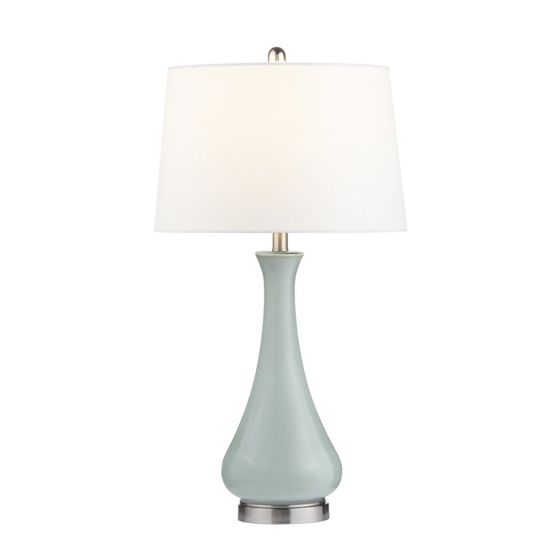 Gillian Green Table Lamp (Set of 2) by Crestview at Eve Furniture