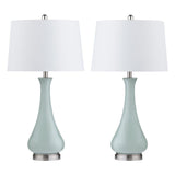 Gillian Green Table Lamp (Set of 2) by Crestview at Eve Furniture