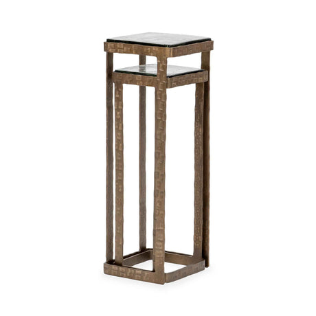 Gillian Nesting Accent Tables, Set of 2 - Brass by Classic Home at Eve Furniture