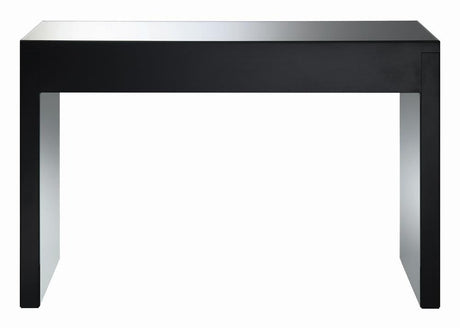 Gillian Silver/Clear Rectangular Sofa Table Mirror by Coaster at Eve Furniture