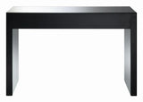 Gillian Silver/Clear Rectangular Sofa Table Mirror by Coaster at Eve Furniture
