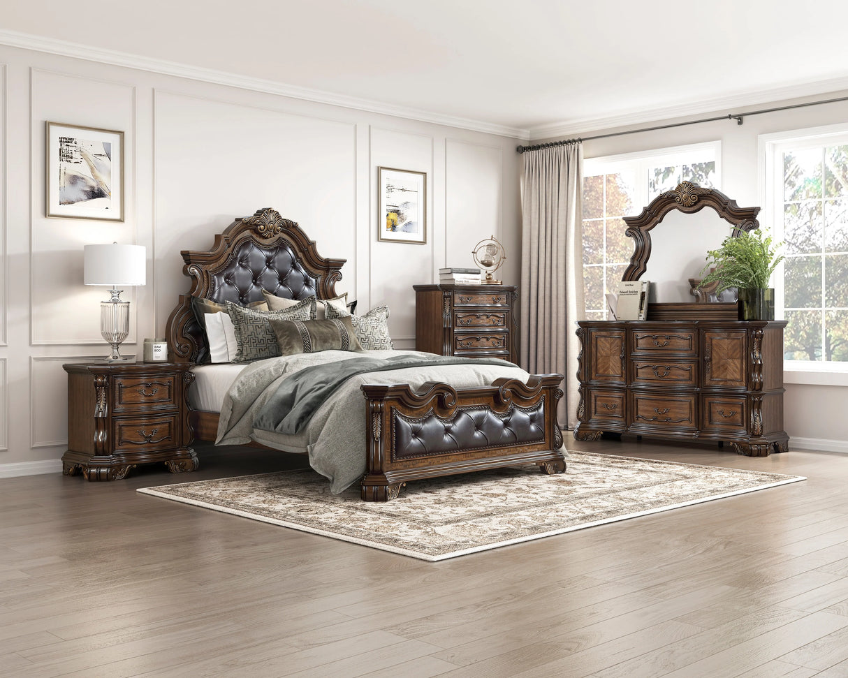 Gilmartin Dark Brown Dresser by Homelegance at Eve Furniture