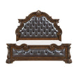 Gilmartin Dark Brown Eastern King Panel Bed by Homelegance at Eve Furniture