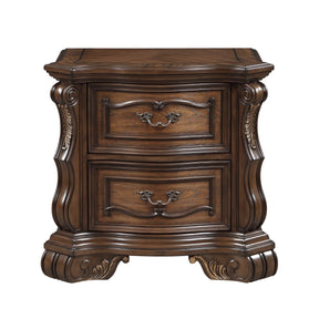 Gilmartin Dark Brown Nightstand by Homelegance at Eve Furniture