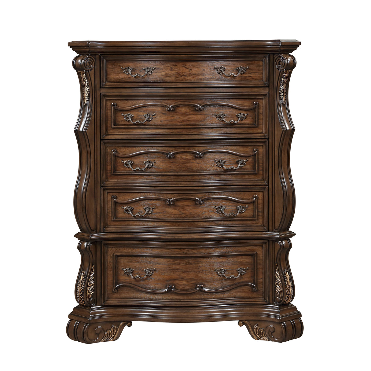 Gilmartin Dark Brown Panel Bedroom Set by Homelegance at Eve Furniture