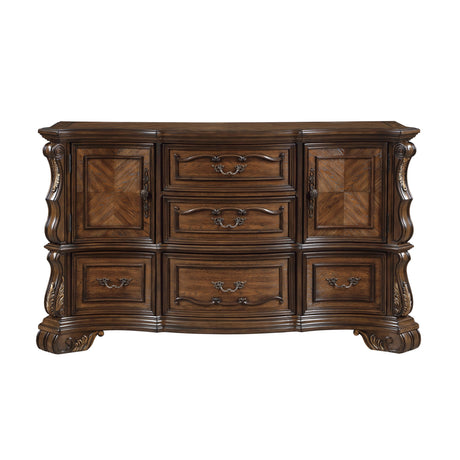 Gilmartin Dark Brown Panel Bedroom Set by Homelegance at Eve Furniture