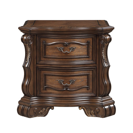 Gilmartin Dark Brown Panel Bedroom Set by Homelegance at Eve Furniture