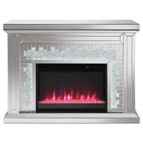 Gilmore Rectangular Freestanding Fireplace Mirror by Coaster at Eve Furniture