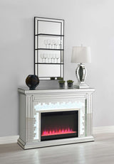 Gilmore Rectangular Freestanding Fireplace Mirror by Coaster at Eve Furniture